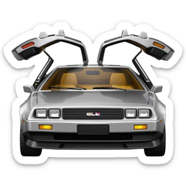 DeLorean DMC-12 sticker