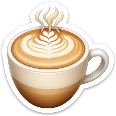 Café latte sticker