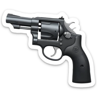 S&W revolver sticker