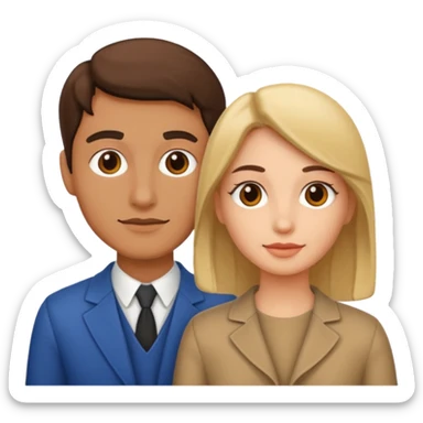 Italian 2 people sticker