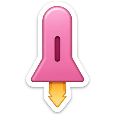 exclamation mark in color EA9197 sticker