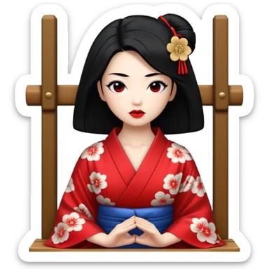 geisha bench press sticker