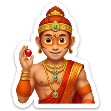 Bal hanuman sticker