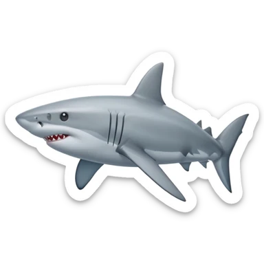 Shark with 3 foot and choose  sticker