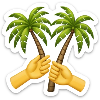 Palms up together sticker