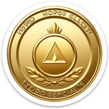 Monopoly hydro specialist badge  sticker