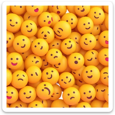 Fabrics emoji with a polished, glossy, 3D look, featuring a stylized fabric roll or textile pattern sticker