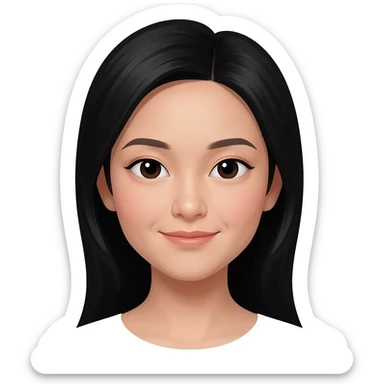 chinese female sticker