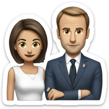 lena situation et macron sticker