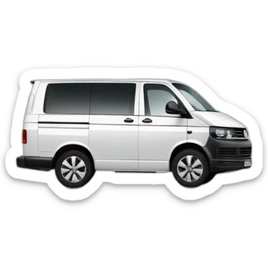 Volkswagen t5 white  sticker