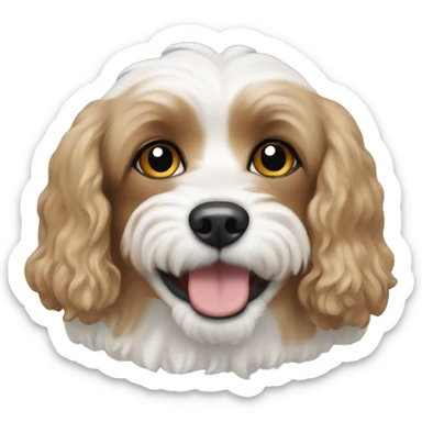 Cavachon dog  sticker