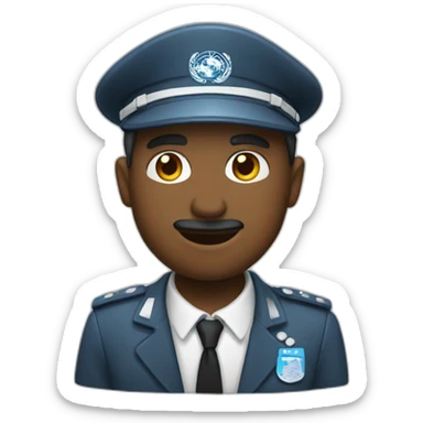 Un Homme qui travaille sticker