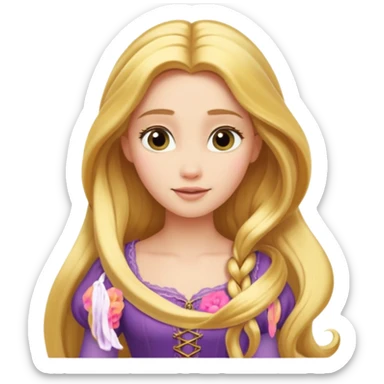 rapunzel sticker