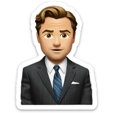 Leonardo DiCaprio in 'The Wolf of Wall Street' during the 'Sell Me This Pen' scene. have pen sticker