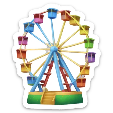 Ferris wheel sticker