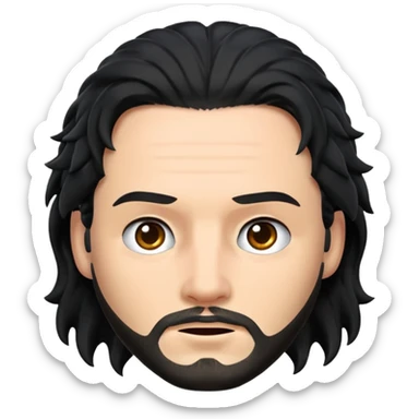 Tu peux créer un emojis Jon snow sticker