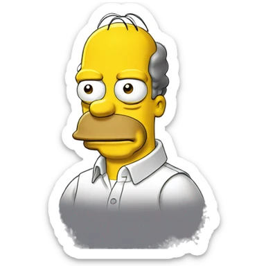 Simpsons sticker