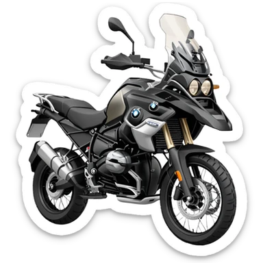 BMW gs 1250 black sticker