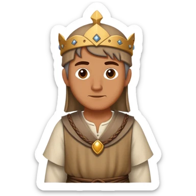 medieval villager sticker