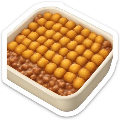 Tater Tot casserole sticker