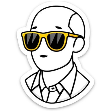 colorful summer sunglasses sticker