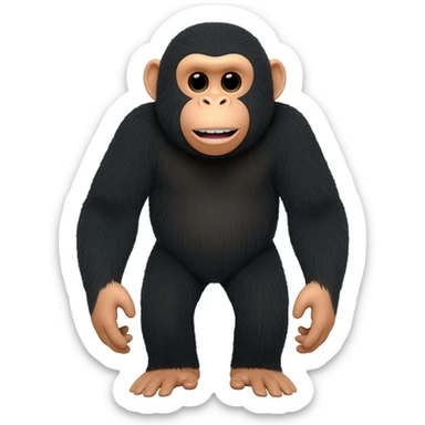 Chimpanzee sticker