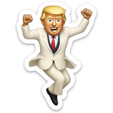 Dancing trump sticker