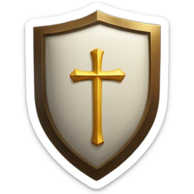 big outstanding Shield of Faith sticker