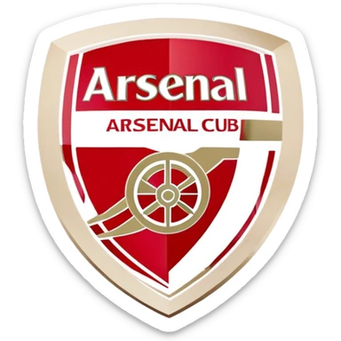 Arsenal Football Club logo sticker