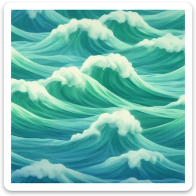 Ocean sticker