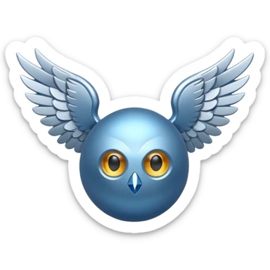 Blue Snitch from snitch and lilo sticker