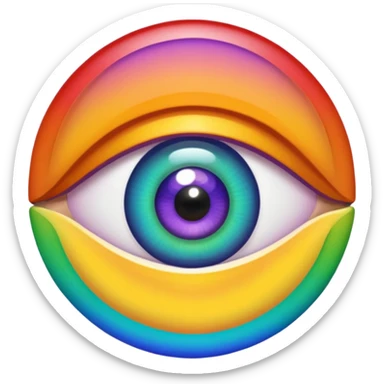  eyes spin multicolore 👁️+🌀+🟣🟢🟠🔵🔴🟡 sticker