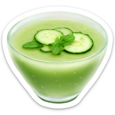 Cucumber gazpacho  sticker