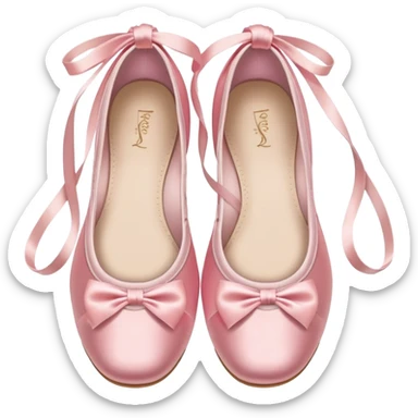 Ballerina shoes sticker