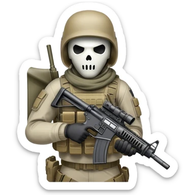 call of duty ghost with M4 sticker