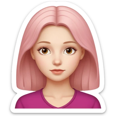 Cinematic Realistic Anna Shcherbakova Portrait, depicted with lifelike skin texture, subtle rosy undertones, and soft natural lighting that enhances the gentle contours of her face. sticker