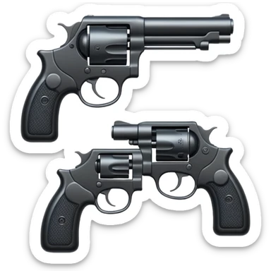 4 guns sticker