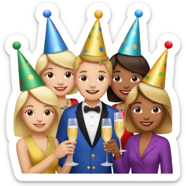 party celebration sticker