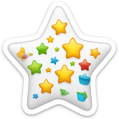 Use stars to highlight key features or best-selling items. Stars can draw attention and add excitement to products sticker
