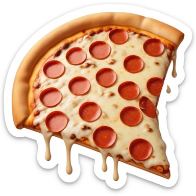 Pizza au crotte de nez sticker