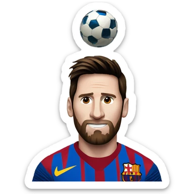 Messi con el mundial  sticker