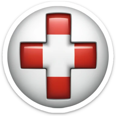 red cross out sticker