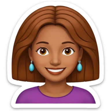 Chaparra, morenita colocha sticker