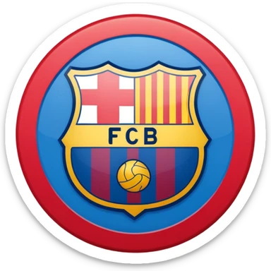 Fc barcelona logo  sticker