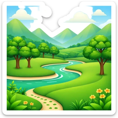 nature based solution sticker