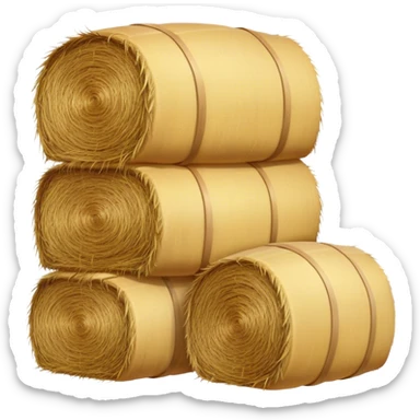 Hay bales sticker