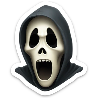 Ghostface_scream sticker