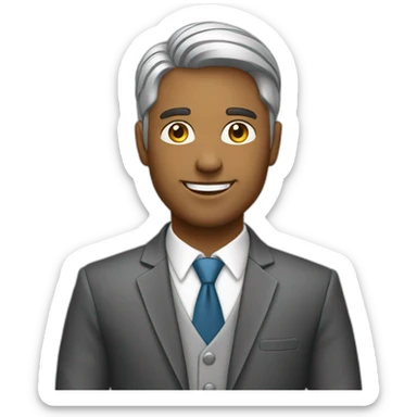 emprendedor con plata sticker