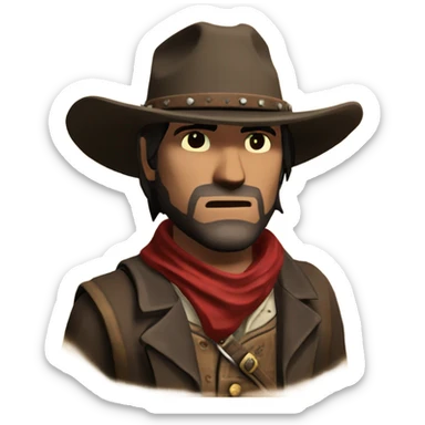 John Marston form red dead redemption  sticker