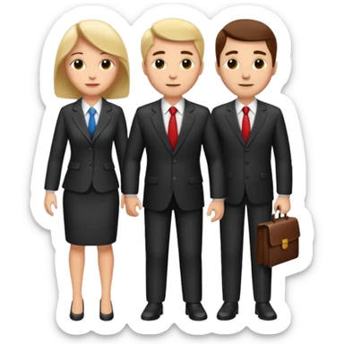 محاميان sticker